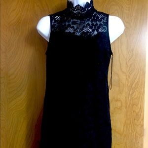 Black lace dress